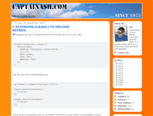 Tablet Screenshot of captainash.com